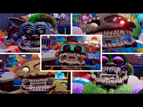 ALL NEW NIGHTMARE ANIMATRONICS OVER SUN  | Five Nights at Freddy's Security Breach