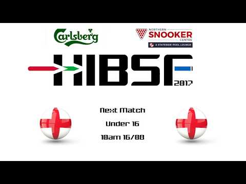 HIBSF Live Stream 2017 - U16 Mickey Joyce (England A) v Jenson Kendrick (England B)