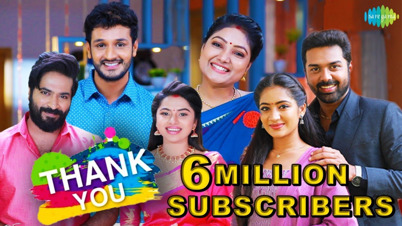 Thank You All! | 6 Million+ Subscribers Special | Saregama TV Shows Tamil