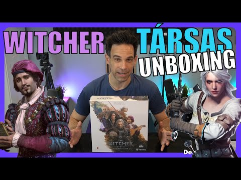 Unboxing: The Witcher - A végzet útja társasjáték - Hun DeeNeeKonzol