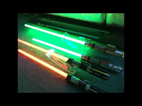 Star Wars Luke Skywalker & Darth Vader Force FX Lightsabers Chefatron Review