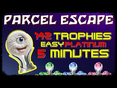 New EASY 0,99€ Platinum Game | PARCEL ESCAPE - Trophy Guide - Autopop Platinum