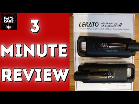 3 MINUTE REVIEW LEKATO WS70 WIRELESS GUITAR SYSTEM REVIEW  #REVIEW #NEWGUITARDAY #NGD #GAS #G.A.S.
