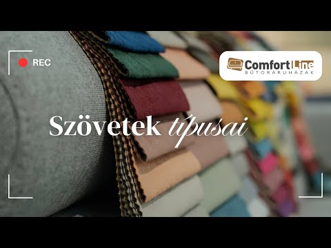 Szövetválaszték, választható szövettípusok kárpitozott bútorainkhoz - Comfort Line Bútoráruházak