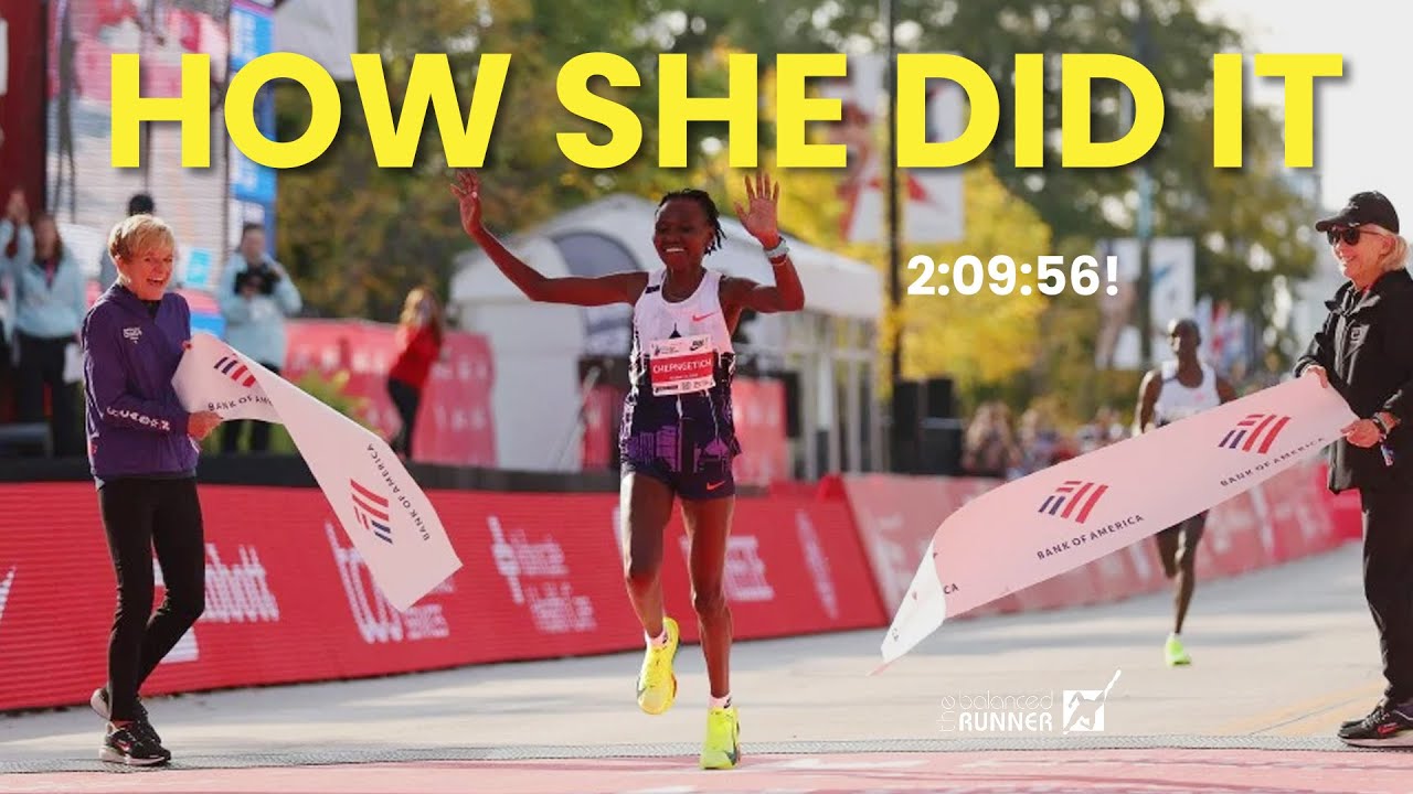 Chepngetich World Record Slow Motion Running Form Analysis