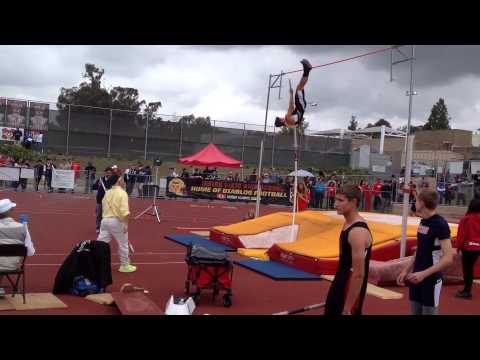 Landon Shank 14-06 Pole Vault OC Championships 2015