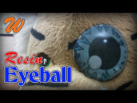 DIY Stuffed Animal Eyes - Made with Resin
