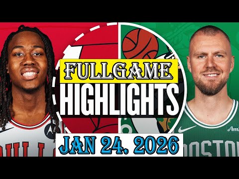 Chicago Bulls vs Boston Celtics FULLGAME Qtr Jan 24.2026 Highlights | NBA hightlight