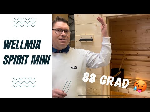 wellmia Spirit Mini - Mini Sauna mit 230V Saunaofen - Plug and Play - Produktvorstellung