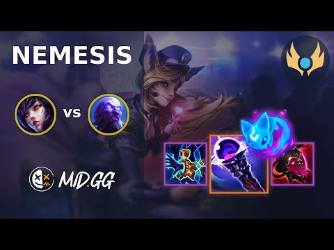 MID.GG: [ Nemesis ] Ahri MID vs Ryze | EUW CHALLENGER | LOL Season 2025