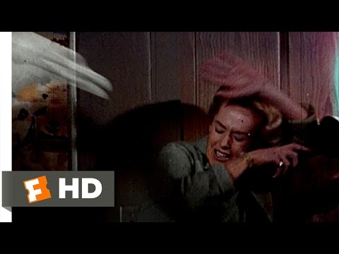 鳥たち (10/11) Movie CLIP - 屋根裏部屋で襲われて (1963) HD (The Birds (10/11) Movie CLIP - Attacked in the Attic (1963) HD)