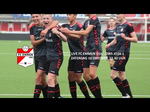 Live FC Emmen O16 - DWS JO16-1, 10 oktober 2020