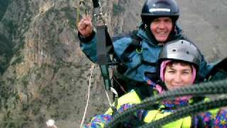 preview picture of video 'paragliding flights in Chegem walley,  Nothern Caucasus, Russia'