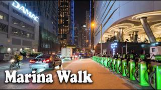 Marina Walk Dubai 🇦🇪 | Most Famous & Attractive Place | Evening Walking Tour