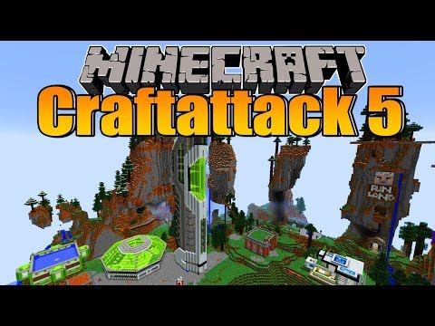 All the houses in the capital! Tour! - Minecraft Craftattack 5 #25