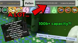 [TEST REALM] I *BROKE* Bee Swarm Simulator’s TRUE Capacity Limit…