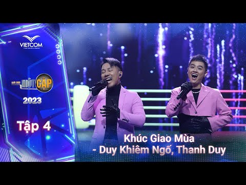 Duy Khiêm Ngố và Thanh Duy tái hiện "khúc giao tranh" trên sân khấu của Trời Sinh Một Cặp