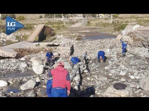 Tafí del Valle: la SAT restableció el servicio de agua potable