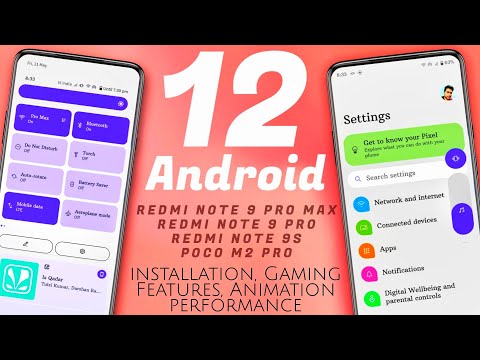 Android 12 Hands on Ft Redmi Note 9S/Pro/Max/M2 Pro | Android 12 Full Review & installation