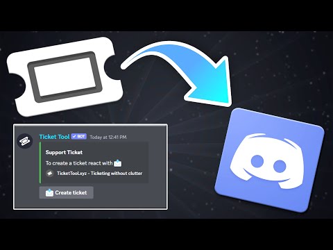 How To Setup Ticket Tool Bot In Your Discord Server! | Ticket Tool