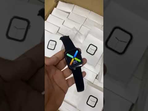 i watch series 6 model no w34 full review 😱 smart watch calling model waterproof test😀