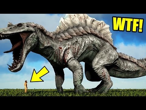 IF YOU SEE THIS.. RUN! GODZILLA SPINO BOSS! (ep6) - Ark Extinction Survival Evolved