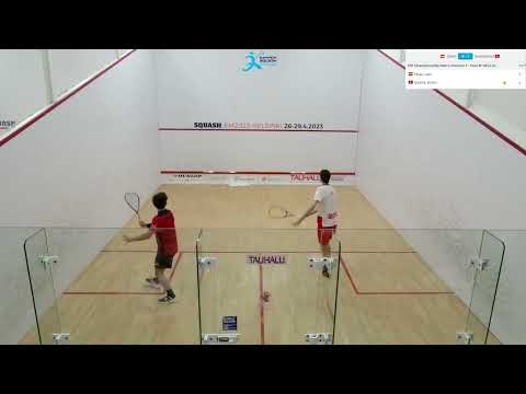 Ivan Pérez - Robin Gadola (Spain vs Switzerland) - ESF European Team Squash Championships 2023