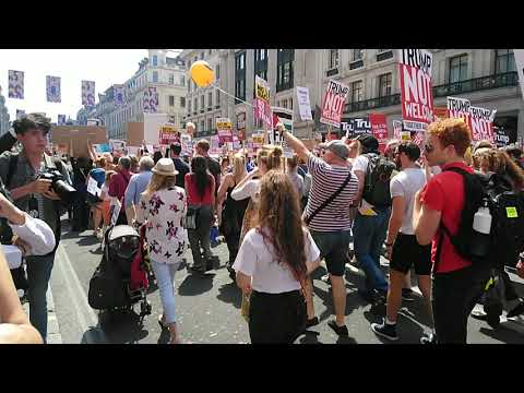 Trump Protest London 13/7/18 ✊