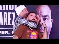 LUKE ROCKHOLD CHOKES MIKE PERRY DURING FACE OFF AT BKFC 41 FINAL PRESS CONFERENCE!