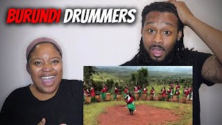🇧🇮American Couple Reacts "BURUNDI: Amazing African Traditional Drummers"