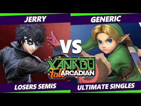 Smash Ultimate Tournament - Jerry (Joker) Vs. Generic (Young Link) SSBU Fall Arcadian Losers Semis