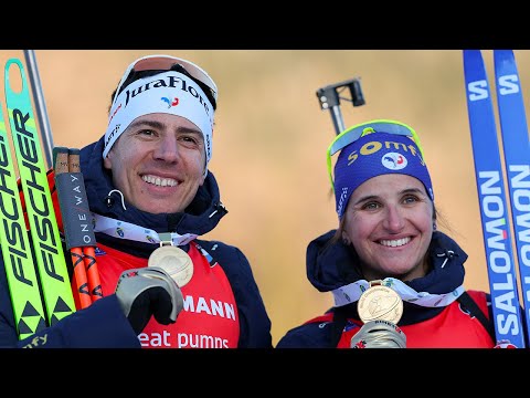 MONDIAUX BIATHLON 2025 - Julia Simon et Quentin Fillon-Maillet en OR sur le relais mixte simple !