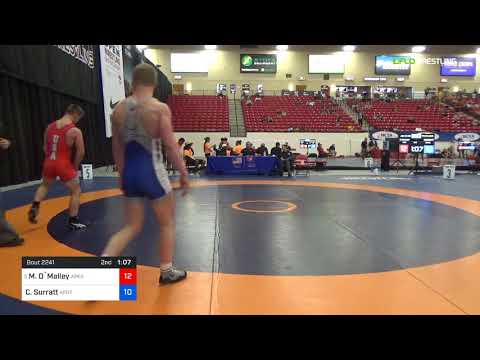 2018 Marine Corps US Open/UWW Junior Greco Roman 82 7th Place - Michael O`Malley (Apex) Vs. Cody S