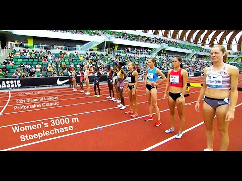 Women's 3000m Steeplechase  Prefontaine Classic. Diamond League. Hayward Field, Eugene, OR, USA 8/21