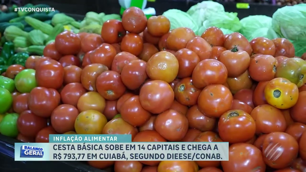 Cesta básica dispara em Cuiabá e chega a R$ 800, entre as mais caras do Brasil