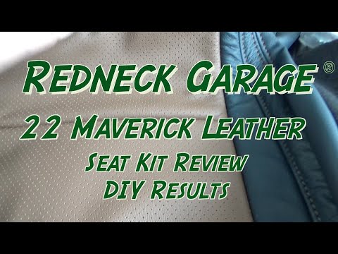 Ford Maverick Leather Seat Kit DIY Review  ( Review Video )