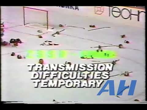 IIHF WJC Jan. 4, 1987 USSR v Canada Bench Clearing Brawl Live + (HL)