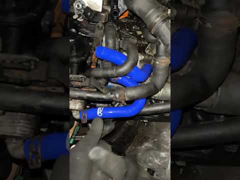 Silicone coolant hoses. #carshorts #diagnostictroublecode #carslover #audi #subaru #benz #gti