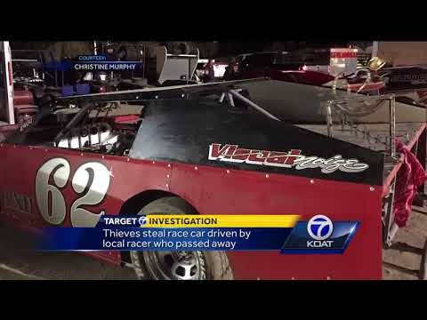 Thieves steal race car once owned by local driver who passed away