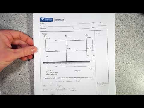 2nd Order Effects: Design Example 2 - Sway Frame