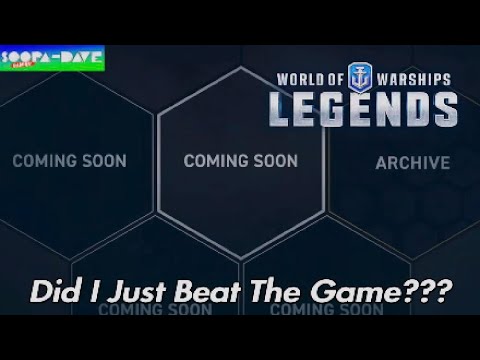 Did I Just Beat The Game? World Of Warships Legends