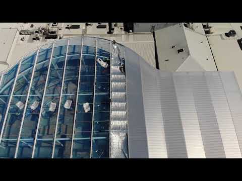 Vector Foiltec Installation Crew at a Shopping Mall in Sydney, Australia