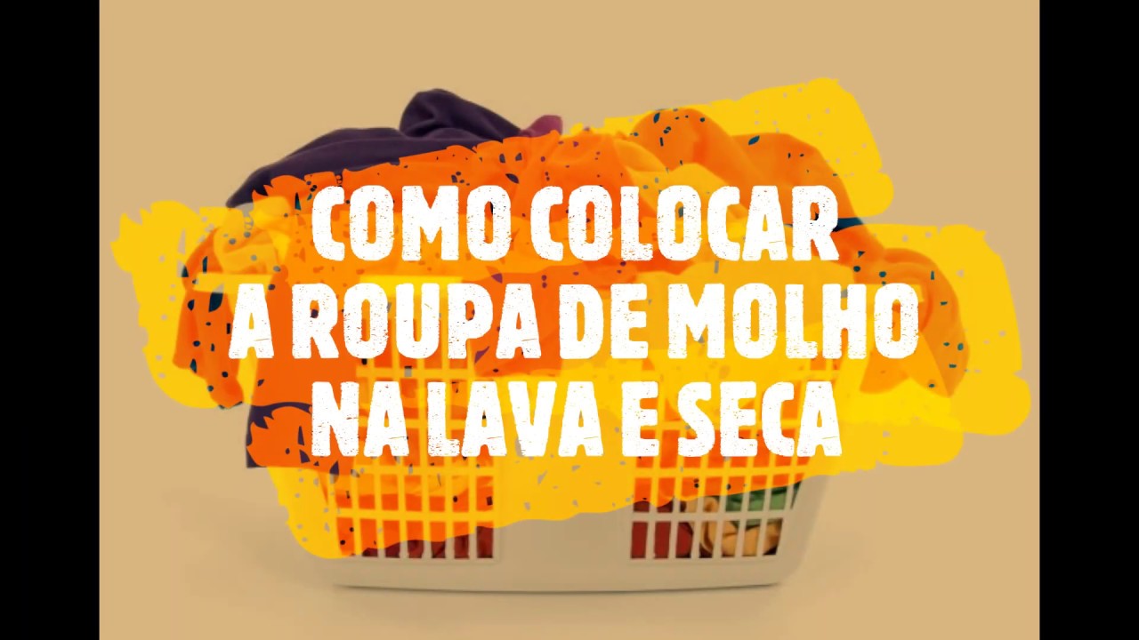 Como colocar a roupa de molho na lava e seca