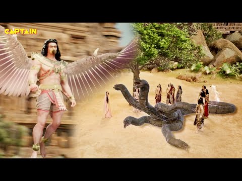 महा एपिसोड -  गरुड़ और कालिया नाग के बीच हुई लड़ाई | Dharm Yoddha Garud