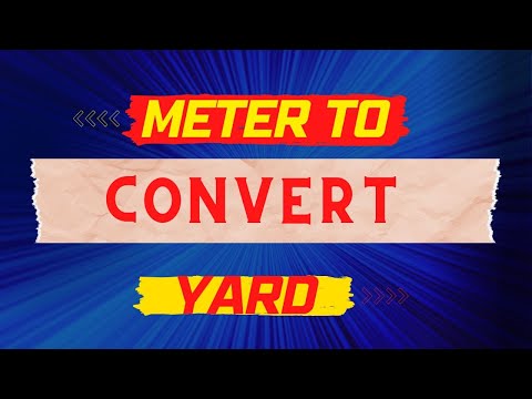 How to convert Meter to Yard | mtr to yds | m to yd yds to mtr Meter to Yard | Garments Merchandiser