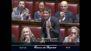 FRATOIANNI: “QUESTA RIFORMA ELETTORALE È UNA SCHIFEZZA CHE ATTACCA LA CENTRALITÀ DEL PARLAMENTO”
