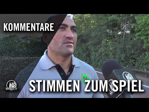 Ayhan Üc (Trainer SV Botan) und Erton Inam (Trainer FC Energie 2008) - Die Stimmen zum Spiel