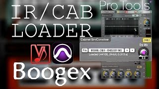 Video thumbnail for How to use Voxengo Boogex FREE Convolution IR/Cab Loader AAX for Pro Tools by Andrei Martinez Agras
