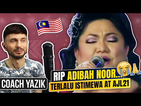 YAZIK reacts to Malaysian Singer Adibah Noor - Terlalu Istimewa | Tribute