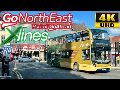 [Go North East Bus: XLines X45 Newcastle to Consett, Metrocentre, Rowlands Gill & Blackhill] E400MMC